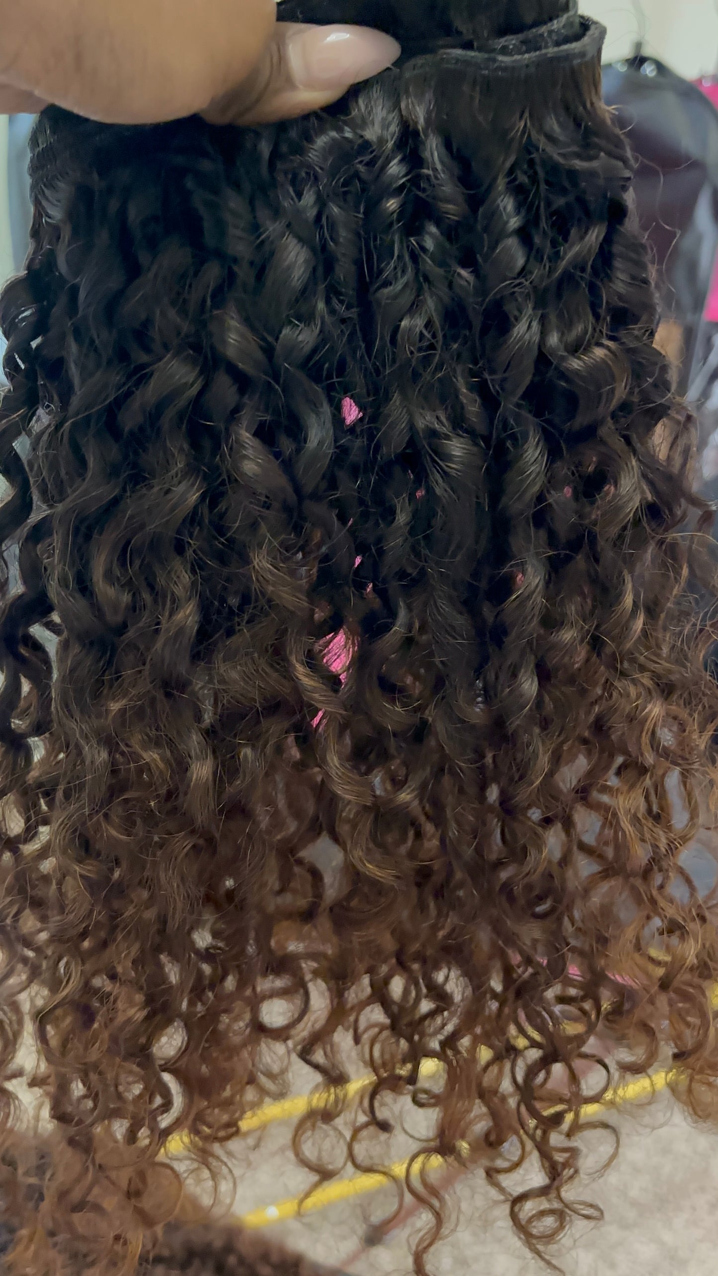 Burmese Curly Bundle and Closure Set